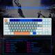 EYOOSO K620 USB Mechanical Gaming Keyboard Red Switch 87 Key Backlit