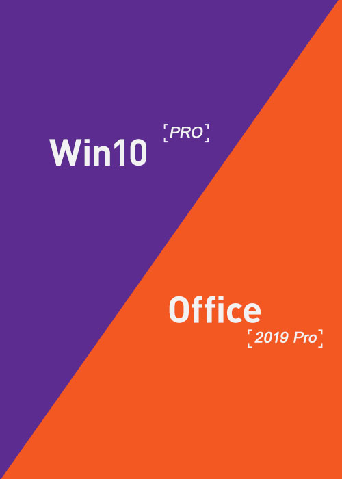 Official MS Win10 PRO OEM + Office2019 Professional Plus Keys Pack