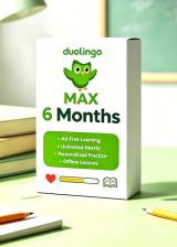 vip-cdkdeals.com, Super Duolingo MAX 6 Months Subscription