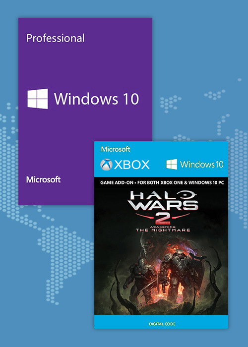 Halo Wars 2 + MS Win 10 Pro OEM Key Pack