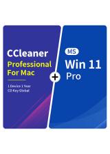 CCleaner Professional For Mac 1 Device 1 Year CD Key Global+MS Win 11 Pro  Pack