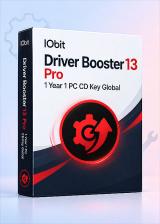 IObit Driver Booster 13 Pro 1 Year 1 PC CD Key Global