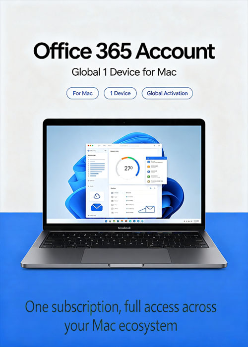 MS Office365 Account Globle 1 Device For MAC, Vip-Cdkdeals 