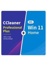 CCleaner Professional Plus 3 PCs 1 Year CD Key Global+MS Win 11 Home  Pack