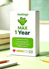 vip-cdkdeals.com, Super Duolingo MAX 1 Year Subscription